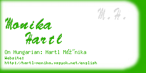 monika hartl business card